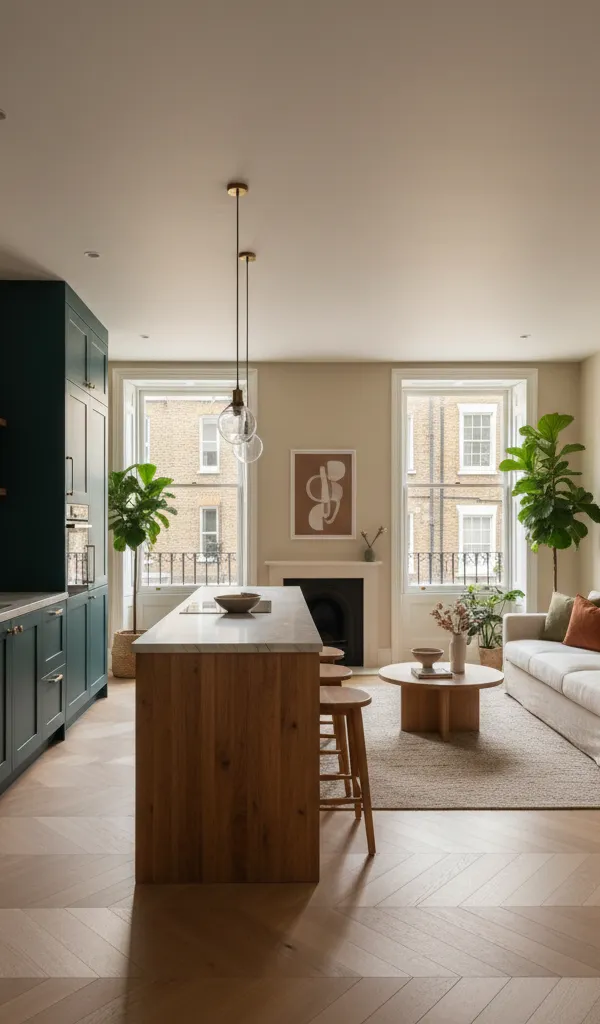 Open-Plan Living Colour Schemes for London Flats
