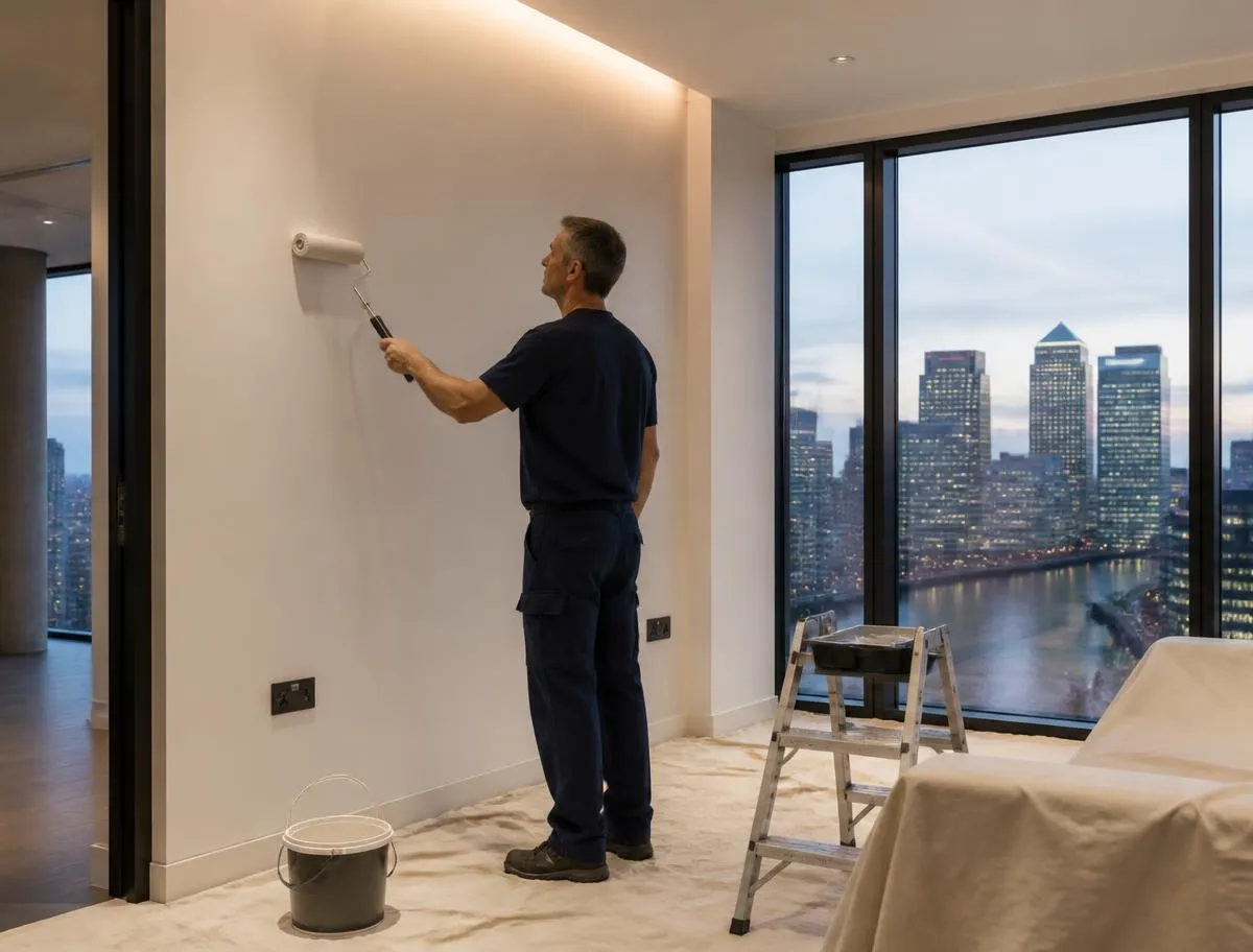 Painting a Canary Wharf Apartment: What E14 Owners Need to Know